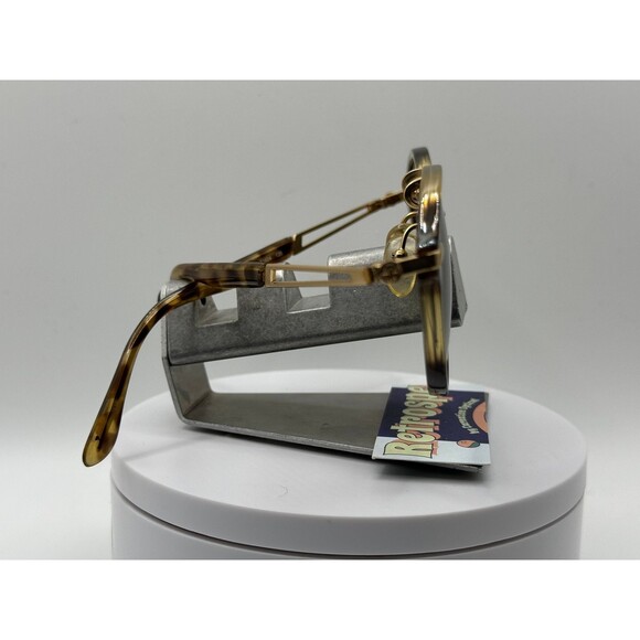 Vintage Y2K Designer Sunglasses | Round Tort Zyl Sergio Tacchini OEM Lenses - Picture 4 of 10